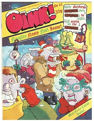 Oink Comic #43 12th December 1986 Christmas 'Naughty Nasty Noel' Combined P&P • £3.25