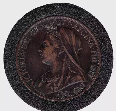 Sharp  1899   Bronze  Queen  Victoria   Penny  Coin • $0.99