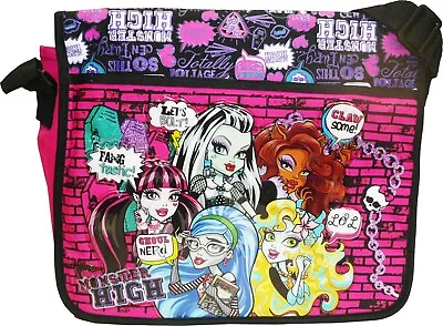 Monster High   CLAW SOME!  Large 15  Messenger Bag Girl's Book Bag • $21.99