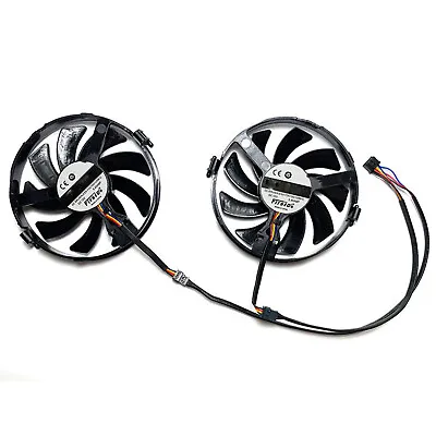 1Pair Cooling Fans For XFX R9 370 380 380X R7 370 360 QICK Graphics Card Cooler • $23.65