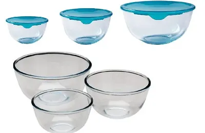 Pyrex Classic Glass Mixing Bowl Ovenproof  Microwave & Dishwasher SAFE • £8.29