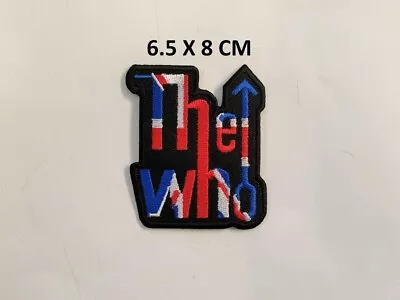 The Who Union Jack  Embroidered Iron/Sewon Patch Badge For Fabrics N-462 • £2.50