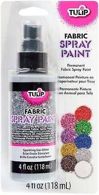 Tulip Fabric Spray Paint 4oz-Sparkling Star Glitter FSP2-26571 • $28.75
