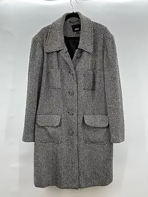 Mossimo Supply Company Herringbone Coat 3 XL Wool Blend Pockets • $35