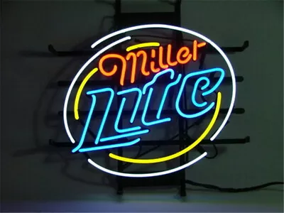 Neon Light Sign Lamp For Miller Lite Beer 17 X14  Miller High Life Windows • $120.98