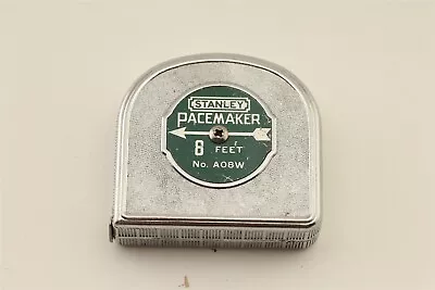 Vintage Stanley Pacemaker Tape Measure 8 Feet #A08W • $9.99