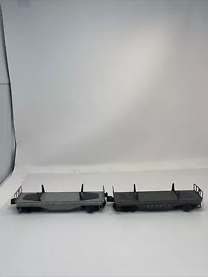 Lionel O Gauge 2411 Log Flat Cars - Lot Of 2 - No Logs • $14.99