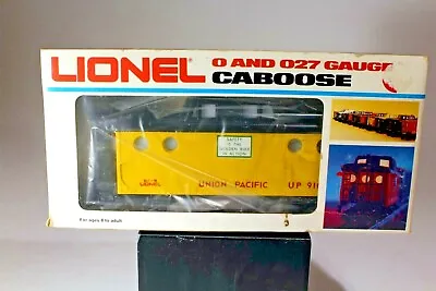 Lionel O Scale Union Pacific Lighted Caboose Yellow Track Tested • $24.99