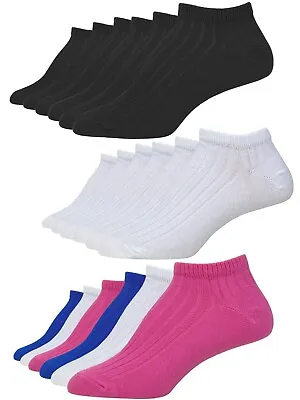 Wrangler Ladies 80% Cotton Lightweight Low Cut Socks 6 Pair Pack • $11.99