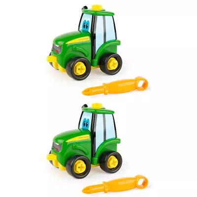 2PK John Deere Build-A-Buddy Kids/Children Johnny Tractor W/ Screwdriver 3y+ GRN • $35