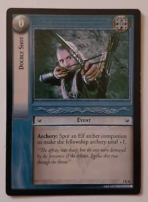 Lord Of The Rings TCG  CCG - Double Shot - 1R38 - FOTR - LP • £12.99