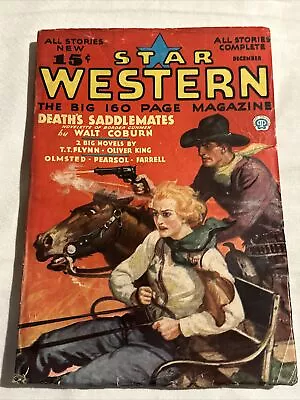 Vintage Star Western Pulp Magazine December 1935  VG • $49.99