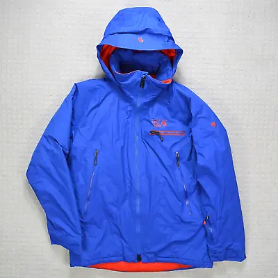 Mountain Hardwear Compulsion 2L Ski Jacket Mens M Blue Dry Q Elite Thermal RECCO • $125
