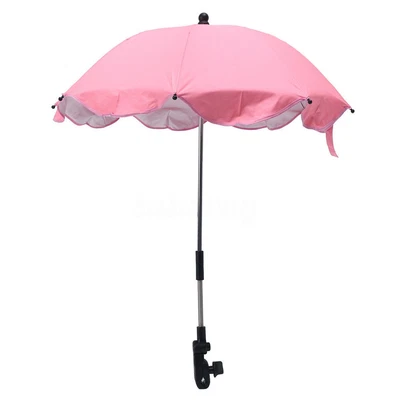 $26.55 • Buy Universal Baby Stroller Wheelchair Pushchair Sun/Rain Parasol Umbrella W/ Clip