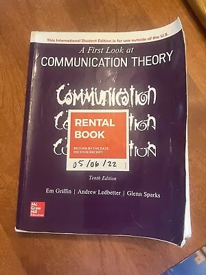 A First Look At Communication Theory 10th Edition • $60