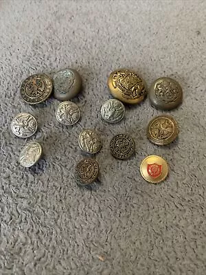 Vintage Buttons Lot Military Style Lot 13 • $11