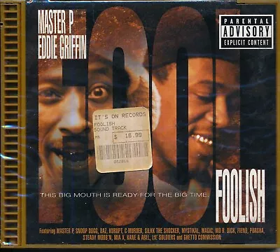 Foolish Soundtrack CD Master P Snoop Dogg Mystikal No Limit '99 SEALED • $4.99