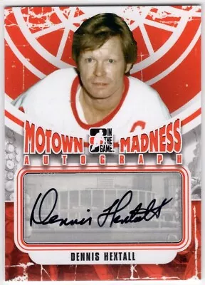 2012-13 ITG Motown Madness Autographs #ADH Dennis Hextall *S1558 • $9.43