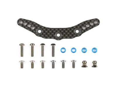 Tamiya 54124 TB-03 Front Carbon Damper Stay For TB03VDS/TB-04 Chassis OP1124 • $16.50