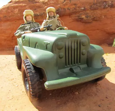 Vintage Irwin Army Jeep 1970 1/6th Scale For G.I. Joe Or Any 12  Action Figure • $125.99