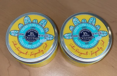 L'Occitane Ultra Light Body Cream 5% Shea Butter 4.5 Oz Invigorating NEW Scent 2 • $44.99