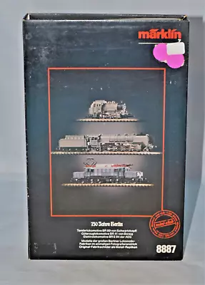 Z Scale Marklin 8887 -  750 Jahre Berlin  3 Commemorative Locomotives Set LNIB • $375