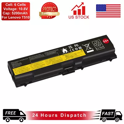 Battery For Lenovo Thinkpad T410 T420 T510 T520 W510 W520 SL410 SL510 6 Cell • $16.99