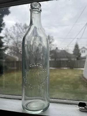 Vintage Olle’s Beverages Large Bottle Racine Wi Wis Wisconsin  • $19.99