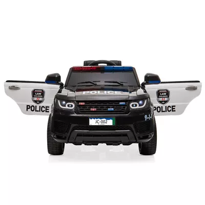 $270.05 • Buy Ride On Car Electric Police Kids Toys Battery 3 Speed Remote Control Alarm Light
