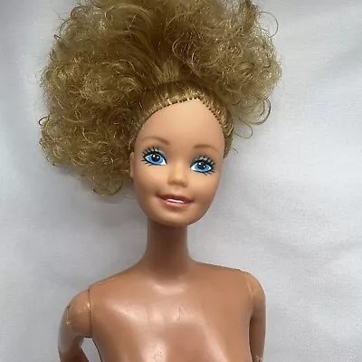 Vintage 1981 Mattel Magic Curl Barbie Doll #3856 Nude For Redress OOAK • $22