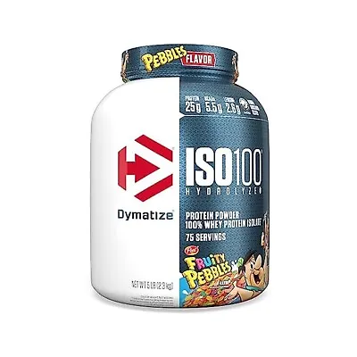 BRAND NEW - Dymatize ISO100 Protein Powder - 5 Lb - Fruity Pebbles Exp. 9/2025 • $69.99