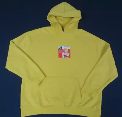 $29.95 • Buy Forever 21 Marilyn Monroe See Russia's Secrect Plan Yellow Large Hoodie H1398