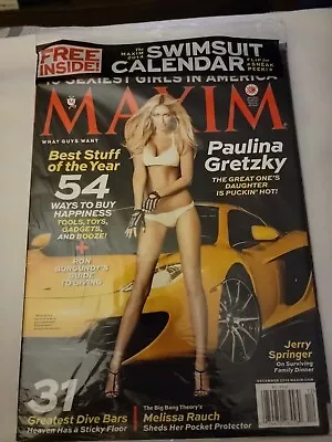 2013 December Maxim Magazine Swimsuit Calendar Paulina Gretzky (CP288) • $31.99