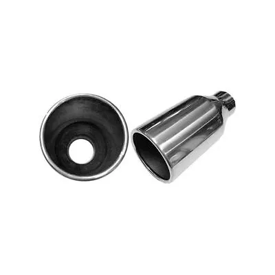 Jetco Exhaust Tip Round Stainless Steel Performance Products Stainless Steel Muf • $43.90