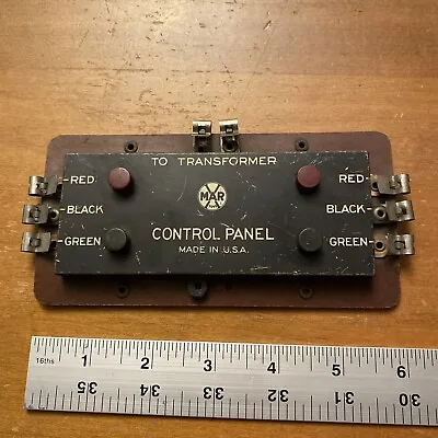 Marx O Scale 4 Button Control Panel Made In USA VINTAGE • $7.49