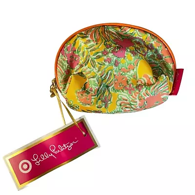 Lilly Pulitzer X Target Round Top Travel Clutch Makeup Bag Animal New NWT • $19.99