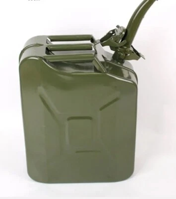 $79.99 • Buy 20 Litre Steel Jerry Can Fuel Container & SPOUT/NOZZLE HEAVYDUTY VENTED FREEPOST