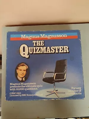 Magnus Magnusson's 'The Quizmaster' Game Spears Games 1983 • £6