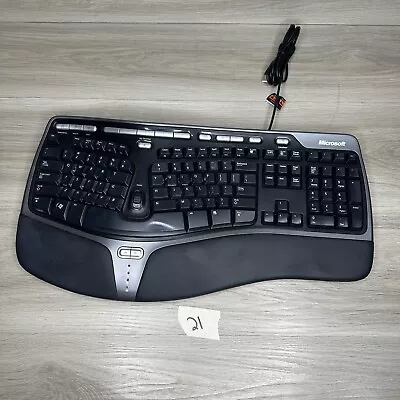 Microsoft Natural Ergonomic Keyboard 4000 V1.0 KU-0462 Model 1048 USB Wired • $54.97