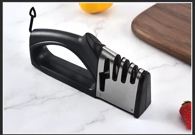 £6.99 • Buy 4 In1 Kitchen Knife Sharpener Grinder Diamond Knives For Sharp Scissors Tool UK