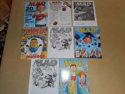 MAD Magazine Lot Of 8 2013-2016 Lot #1 • $30