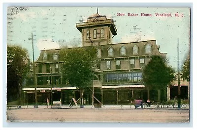 1914 New Baker Home Vineland New Jersey NJ Vintage Posted Postcard • $9.74