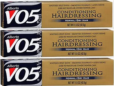 Alberto VO5 Normal/Dry Hair Conditioning Hairdressing 1.5oz**(3 Pack)** • $20.99