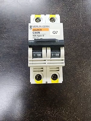 Merlin Gerin Multi 9 C60N 16 Amp Type D Breakers  Set Of 13 Breakers. Used. • $12