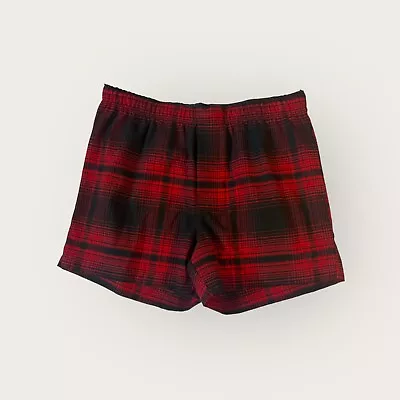 Express Flannel Boxers Medium Mens Woven Boxer Shorts Red Black Plaid • $17.99