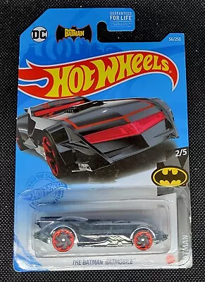 The Batman Batmobile 2020 Hot Wheels Batman 2/5 DC Chrome Red Variant • $0.01