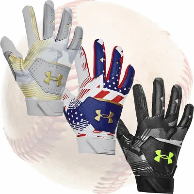 Under Armour Adult Men's UA Clean Up Culture Baseball Batting Gloves 1365468 • $24.99