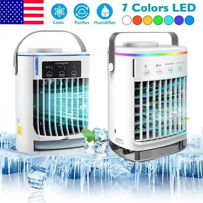 Evaporative Portable Air Cooler Fan Humidifier Mini Air Conditioner Cooling Home • $23.95