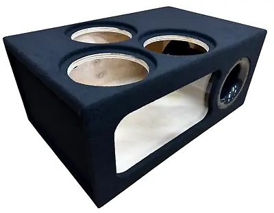 Custom Ported Sub Box Enclosure For 3 10  Subs ~ PLEXIGLASS WINDOW ~ BIRCH ~ • $395.99