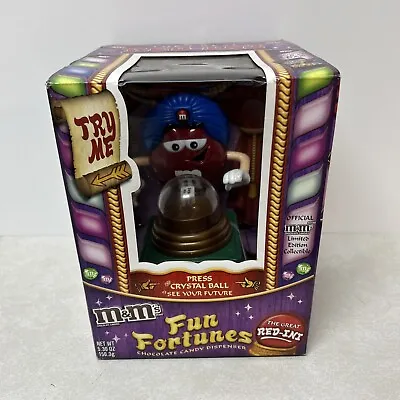 £19.78 • Buy M&M's The Great Red-Ini Fun Fortunes Chocolate Candy Dispenser Ltd Collectible